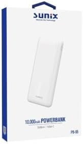 10.000 Mah Taşınabilir Powerbank Beyaz PB-95