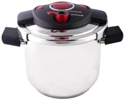 Innocook 4+6,5 Litre Düdüklü Siyah Kırmızı