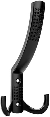 5 Adet Noktalı Askı Vestiyer Duvar Dolap Elbise Askısı Siyah Metal Mobilya Kapı Askılığı Askılık