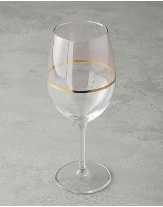 Fiore Cam 4'Lü Kadeh 540 Ml Açık Pembe