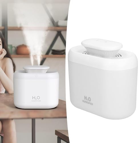 3.3 Litre Ultrasonik Buhar Makinesi Hava Nemlendirici Çift Sprey Buhar Makinesi LED Işıklı