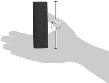 29193 25002 Premium köpük içbükey Roller (10 adet), 10,2 cm siyah