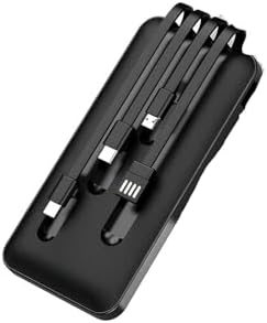 10000 Mah Dijital Göstergeli Powerbank 4 Girişli Type C Lightning Micro Usb 1 to 7 Gerçek 10000 Taşınabilir Şarj