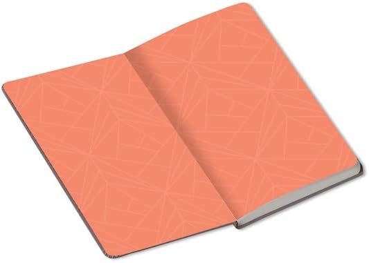 Le Mermer Defter Çizgili Mor 17x24cm