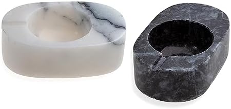 Ascella Mermer Kapaklı 2'li Baharatlık 9x6x3 cm