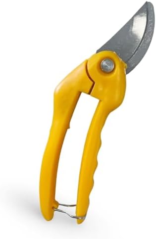 Profesyonel Bağ Bahçe Yaprak Dal Budama Makası, Yüksek Basınca Dayanıklı Plastik Gövde, Isıl İşlem Uygulanmış ve Bilenmiş Çelik Bıçak