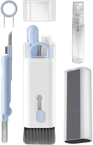 7’si 1 Arada Elektronik Temizlik Seti | Klavye, AirPods, Kulaklık, Laptop & Telefon Temizleyici | Fırça, Kalem & Sprey | EVINTO