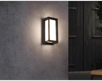 Bahçe Aydınlatması Led Işık 25cm 12w Gün Işığı 3000k Zita Ultra Bahçe Duvar Aplik Su Geçirmez