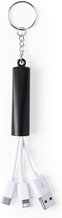 5956 Telefon Tablet Şarj Kablosu, Siyah