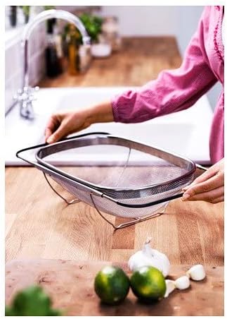 – Colander, Stainless Steel, – 34 x 23 cm