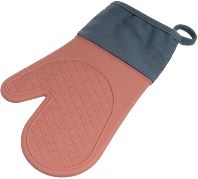 Dayanıklı Silikon Fırın Eldiveni – 250°C Koruma, Kaymaz Yüzeyli, Pamuk Astarlı, Yanmaz Mutfak Eldiveni, Tekli