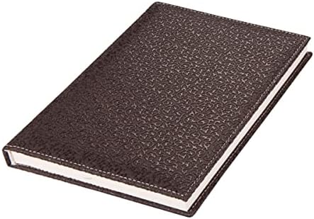 2K 4913 Defter 17x24 Cm. Kareli̇ 160 Yapraklı Deri Hilton Desen Kapaklı Kahverengi, Kahverengi