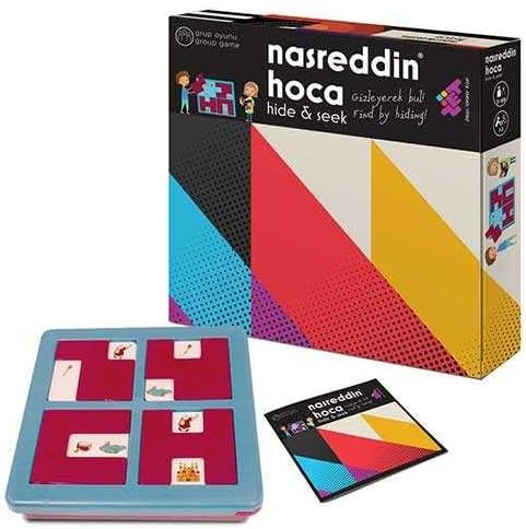 Zet Zeka NASREDDİN HOCA Hide & Seek ve Akıl Oyunu 3+ Yaş 1+ Oyuncu
