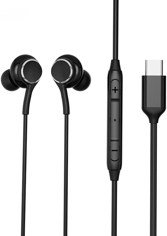 Type C Kulakiçi Mikrofonlu Kulaklik - Siyah - AZ-E05