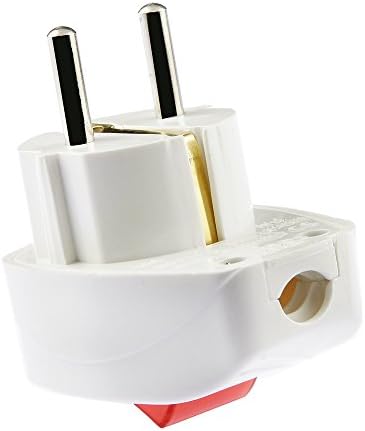 524098 Fişs Erkek Topraklı Anahtarlı, Beyaz