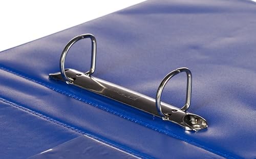 2K 218M.A Klasör/Dosya A5 Plastik Talebe/Cari Hesap 3 cm Sırt 2 Halka D Mekanizmalı Kutu içi 12 Adet, Mavi