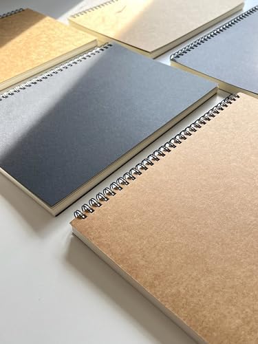 Spiralli Defter, Kapaklı, B5 Boyutunda (182x257 mm), 100 Yaprak (Çizgisiz)