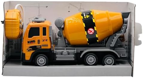 Uzaktan Kumandalı Şarjlı Full Fonksiyon Işıklı İnşaat Makineleri 27 Mhz 1:16 Ölçek (Mikseri)