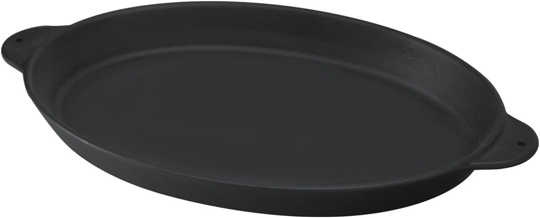 Döküm Fajita Tavası 18x24 Kulplu, Oval
