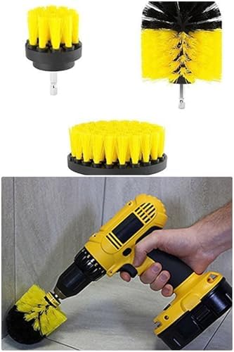 Zorlu Kirler İçin Güçlü Çözüm Matkap Ucuna Takılan 3'Lü Fırça Temizlik Seti İle Profesyonel Sonuçlar