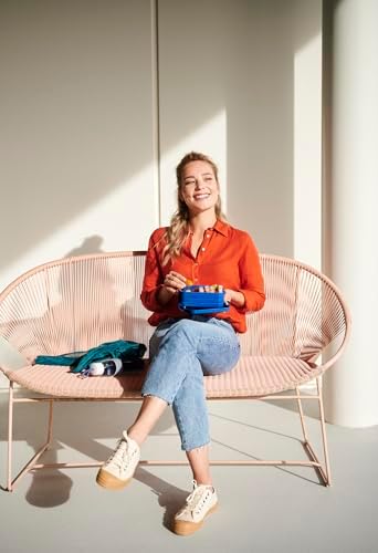 - a Break Midi beslenme kutusu, 2 sandviç veya 4 ekmek dilimi için, yemek hazırlama kutusu, bölmeli yemek kutusu, bulaşık makinesinde yıkanabilir, 900 ml, beyaz