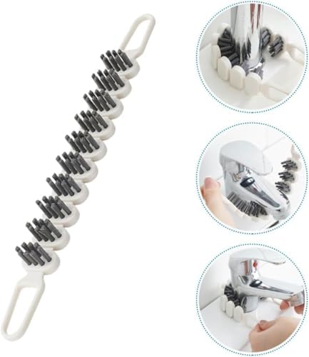 2'li 360° Bükülebilir Aralık Temizleme Fırçası – 26,5 cm Esnek Saplı Kavisli Yüzey Temizleyici, Askı Delikli Çok Amaçlı Mutfak Banyo Lavabo Temizlik Fırçası