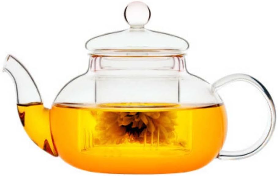 Cam Demlik 400 ml - Cam Süzgeç, (CD-400C)