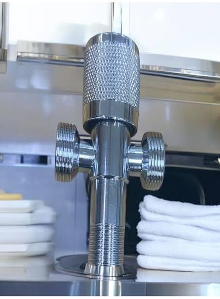 genel Çift Çıkışlı Bulaşık ve Çamaşır Makinesi Musluğu