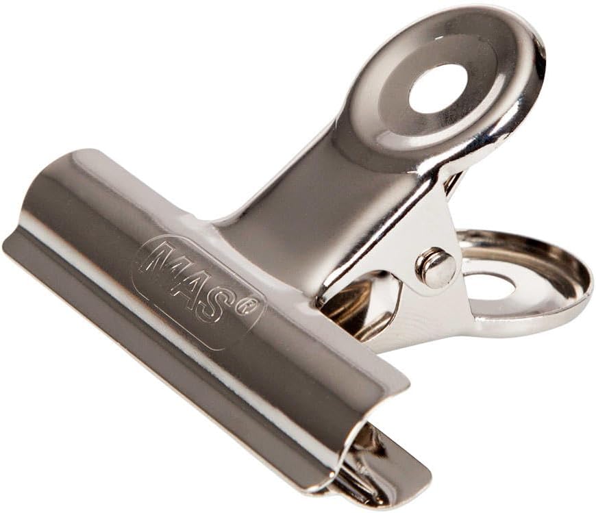 - Gümüş Metal Kıskaç 38 mm 6 Adet