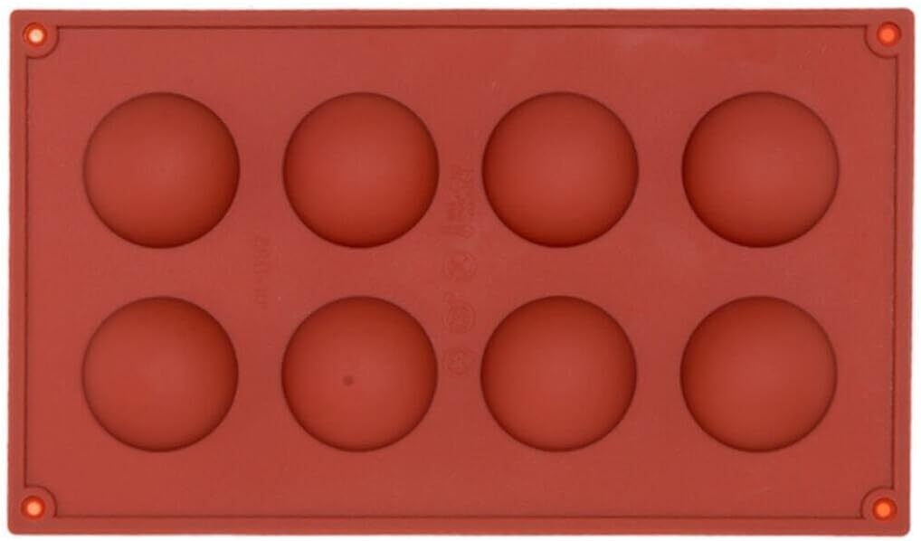 8 Li Yarım Küre Silikon Mouse Pasta Kalıbı NoColor-4ae0c921 ecmelNM546