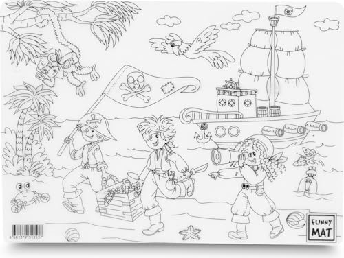 Mat Korsanlar & Araçlar, 25X35Cm, 6'Lı Kalem