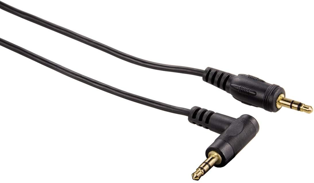 - 3.5mm, Siyah Uç Açılı 0.75m