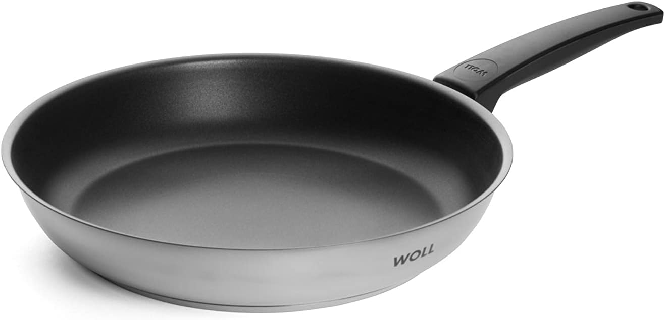 Concept kızartma tavası endüktif, çap 28 cm, 5 cm yüksekliğinde, tüm ocak türleri için uygundur, paslanmaz çelik, 200°