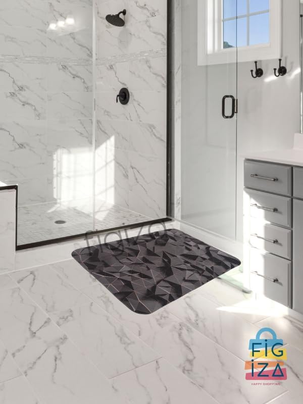 Banyo Paspası Süper Su Emici Kaymaz Tabanlı Paspas Lavabo Paspası (60 * 40cm)