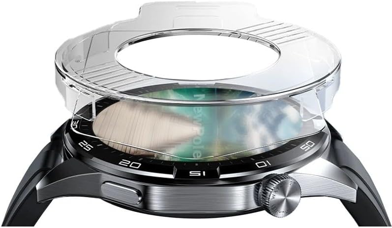 [GT5/GT4 46MM Takma Aparatlı] Ekran Koruyucu GT4/GT5 46MM için Ekran Koruyucu Kırılmaz Cam Yüksek Hassasiyetli  GT4 46MM, GT5 46MM ile Uyumludur