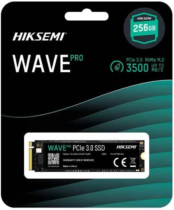 W Pro (P) 256GB 3230MB/s - 1240MB/s Gen3x4 PCI-e NVMe M.2 2280 SSD