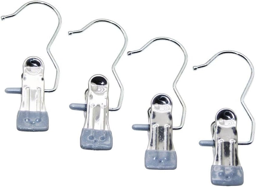 4 PCS KISKAÇLI TAŞINABİLİR ÇOK AMAÇLI TEKLİ - METAL ASKI SİLİKON KILIF UÇLU (4172)