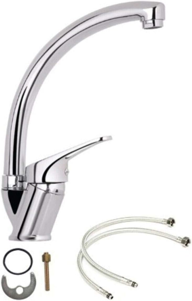 Soğuk Çift Su Girişli Mix Mutfak Eviye Musluğu Çeşmesi Bataryası