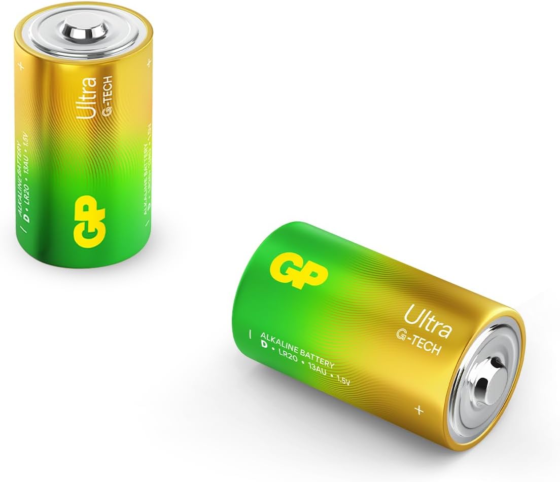 D Mono Batarya Alkalin Ultra 1,5V 2 Adet