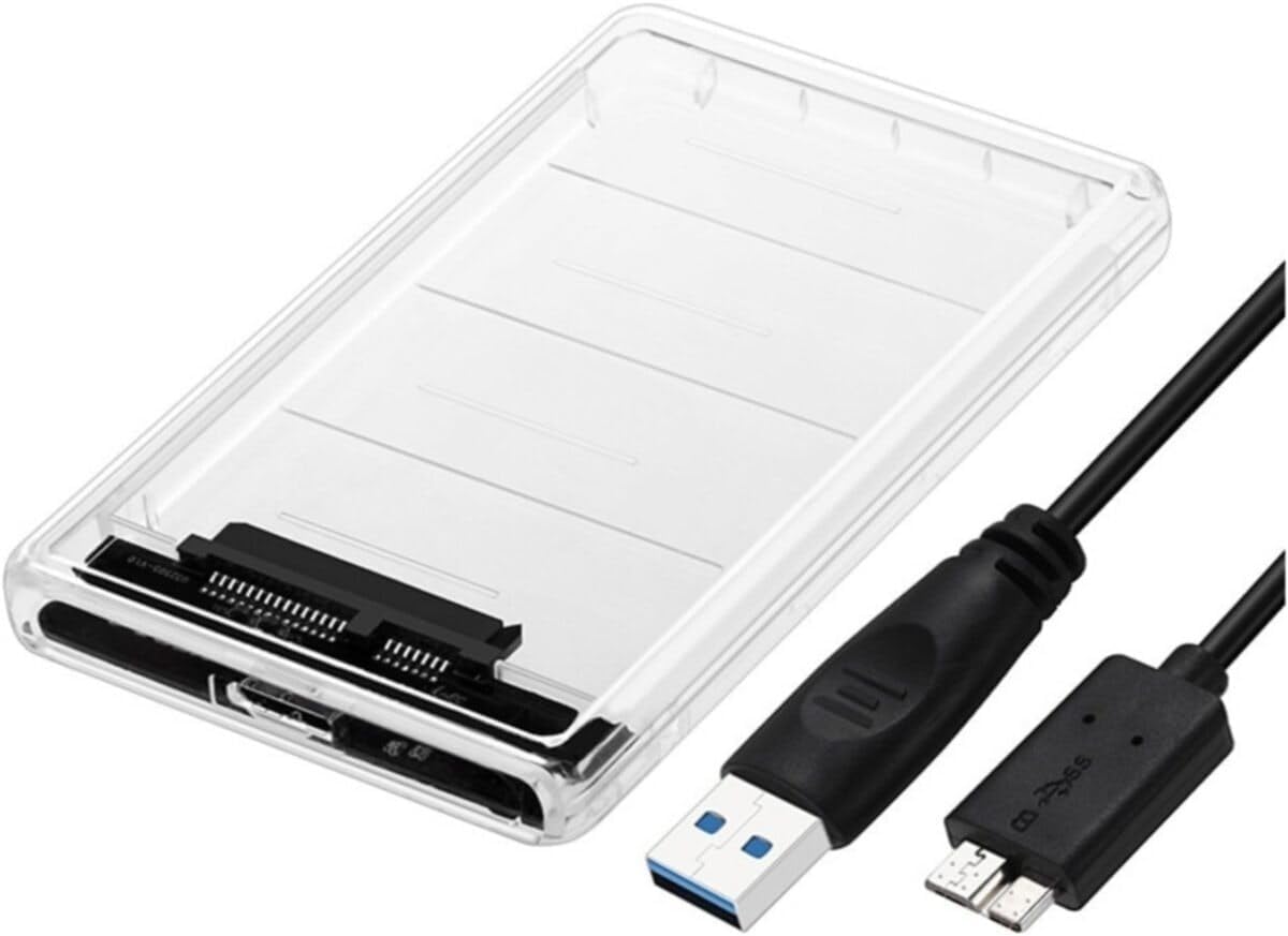 4266 2.5 Usb 3.0 Harici Ssd Harddisk Şeffaf SataTaşınabilir Hdd Kutusu