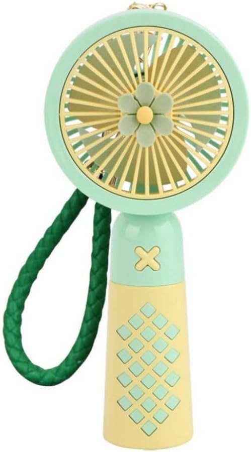 Şarjlı Mini Vantilatör Deri Anahtarlıklı