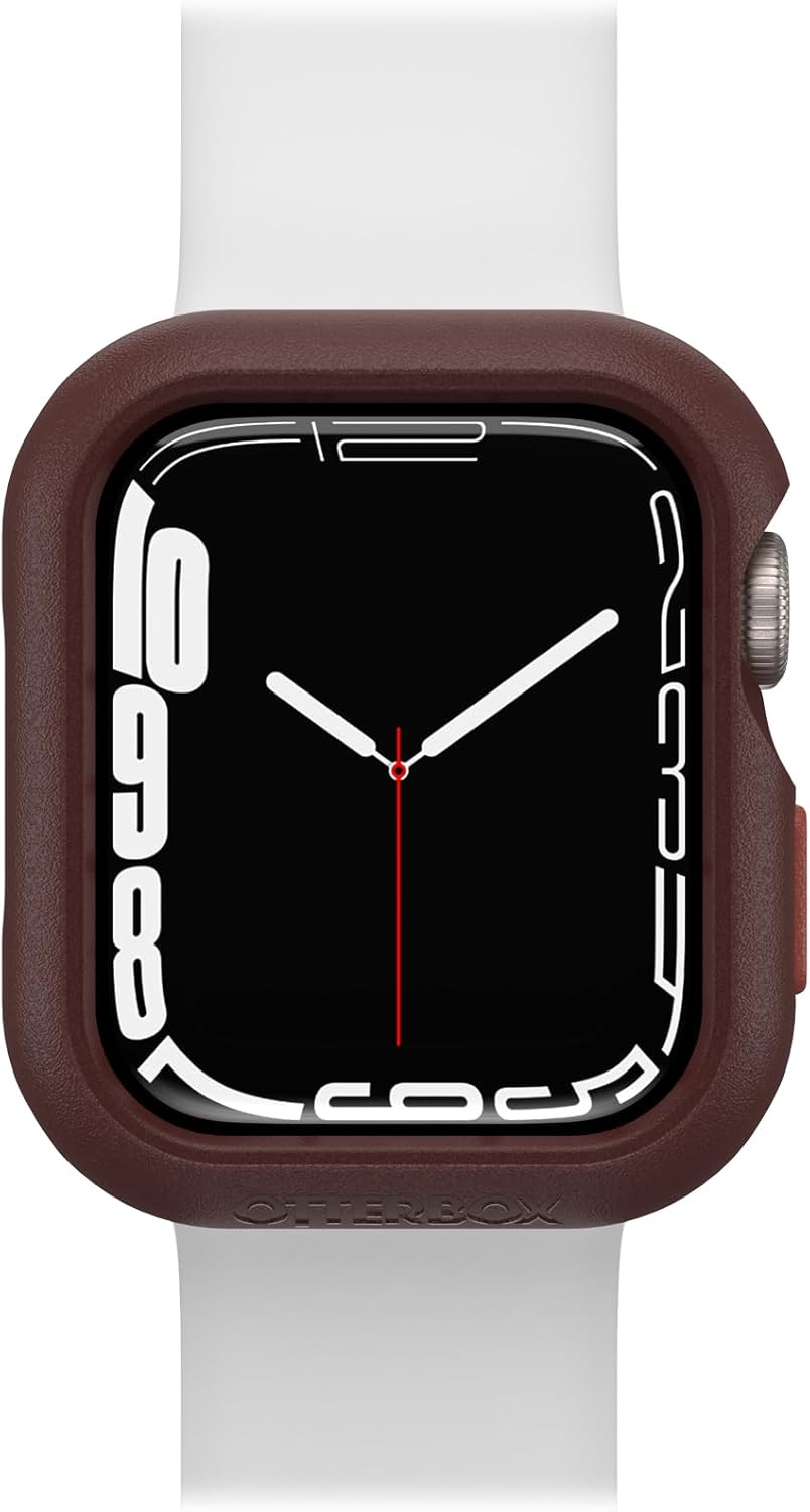 Serisi 9/8/7-41mm için Saat Tamponu, Darbeye ve Düşmeye Karşı Koruyucu, Uyumlu Koruyucu Kılıf, Ekran ve Kenar Koruma, Kahverengi