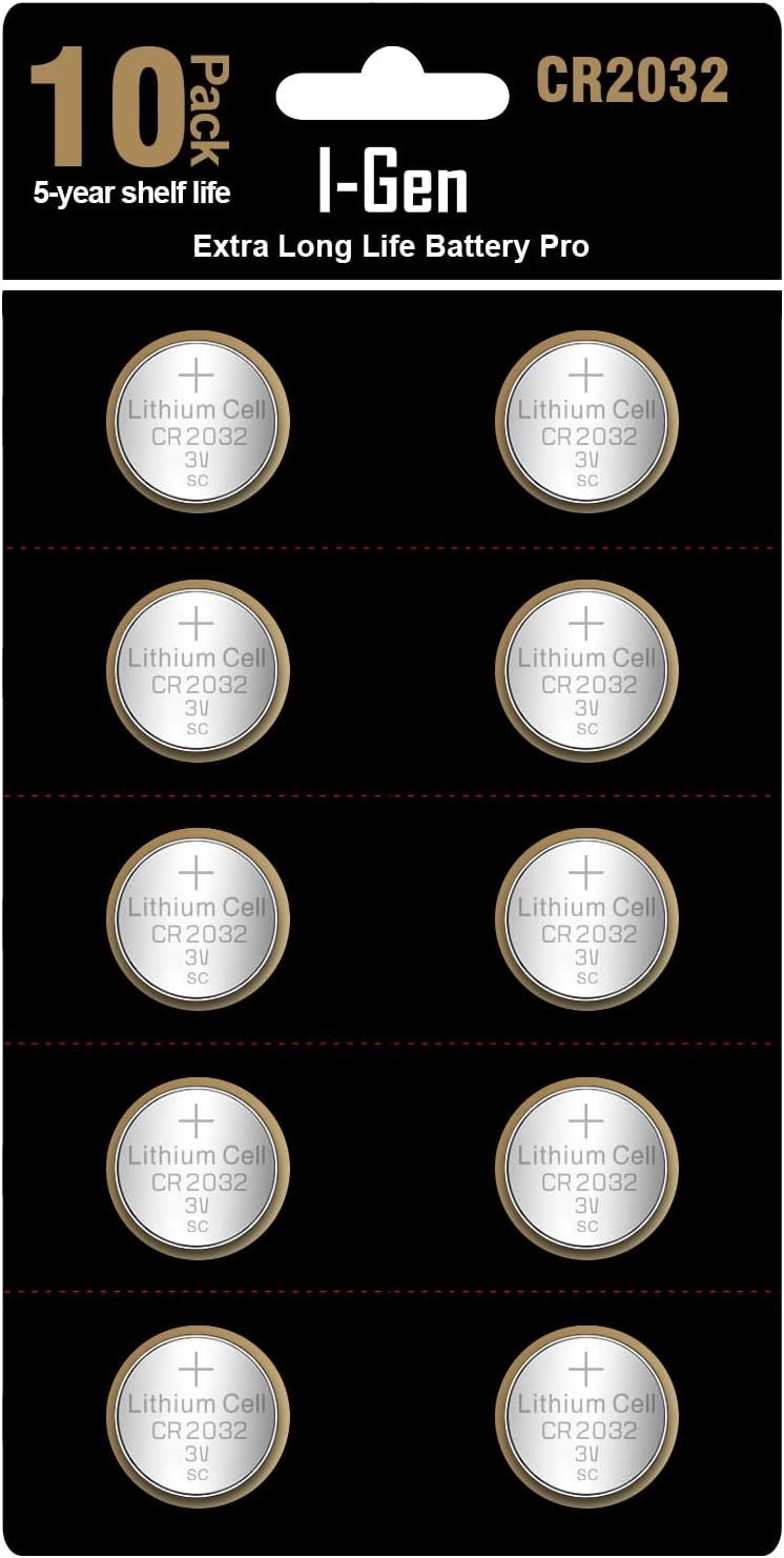 Pil Tartı, Baskül, Şeker Ölçüm Cihazı Lityum Düğme Pili 3V 2032 (10 Adet )