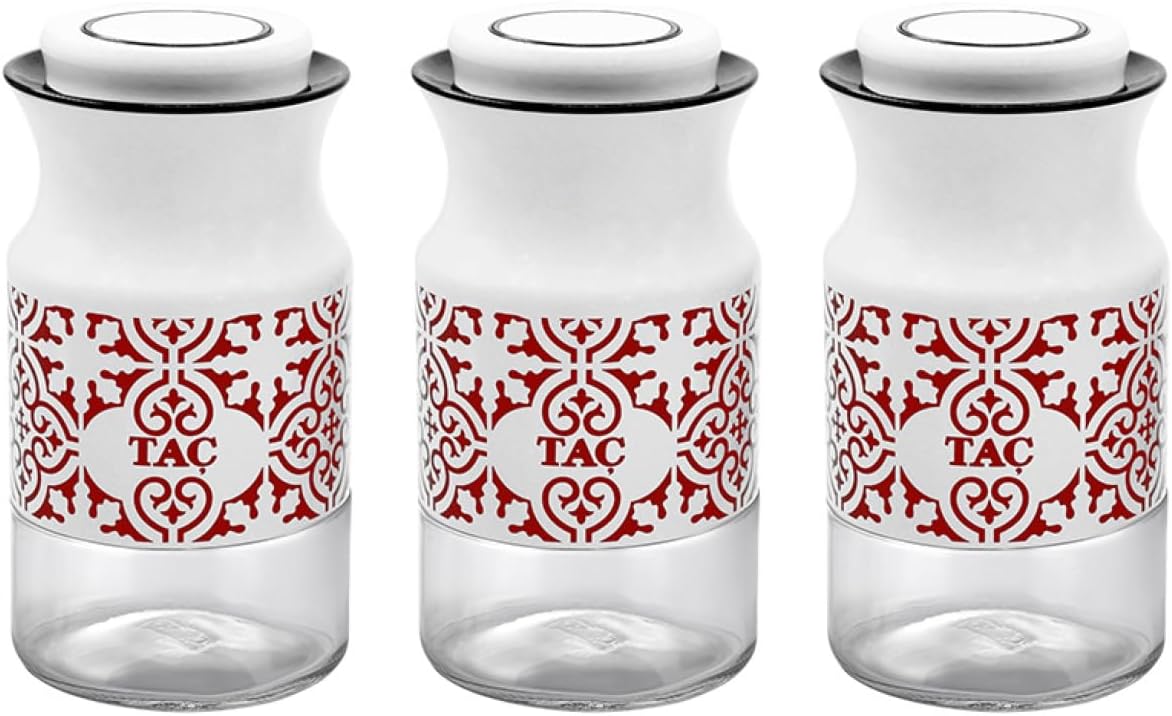 3 Prç Baharatlik Küçük Beyaz/Kirmizi