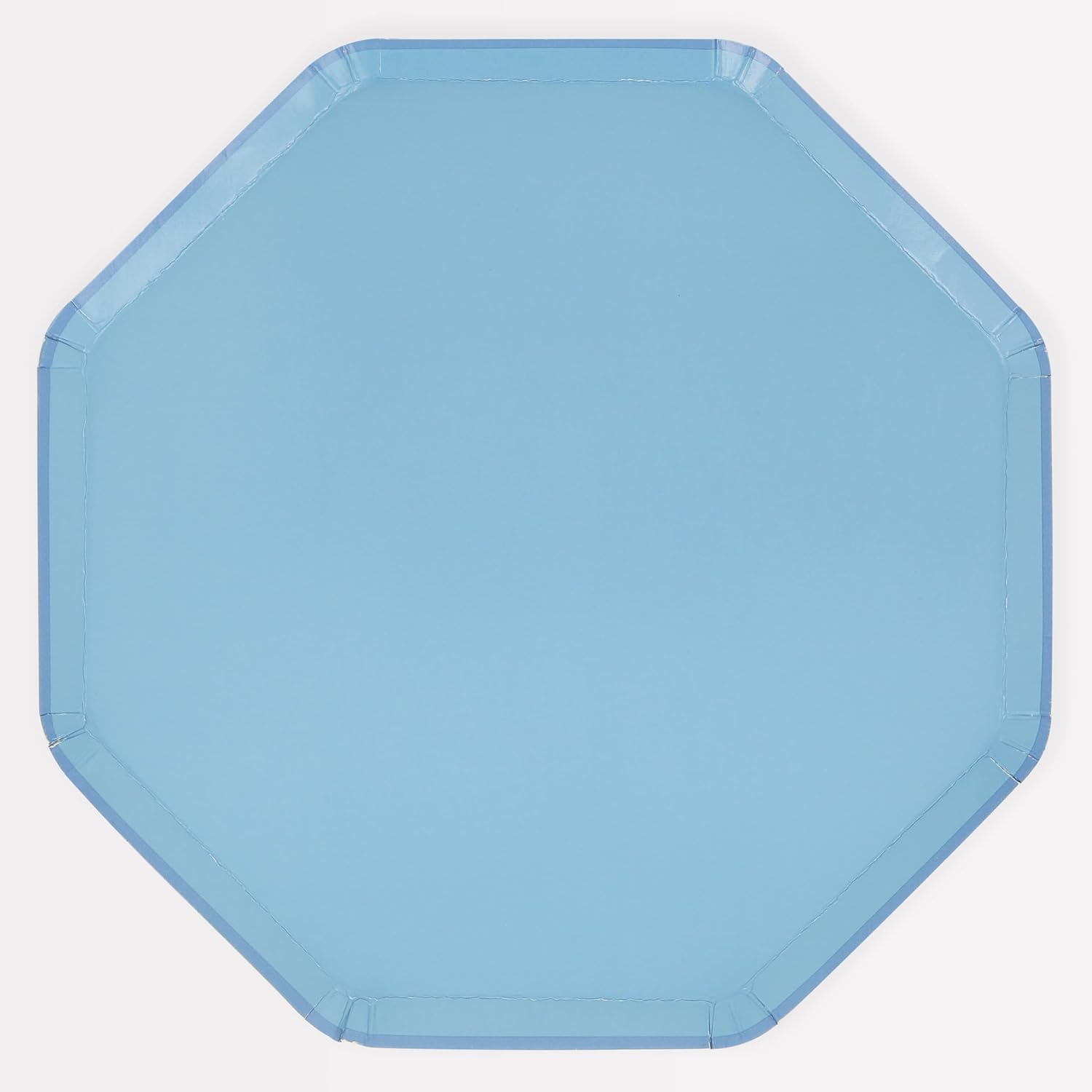 - Cornflower Blue Dinner Plates - Peygamber Çiçeği Mavisi Tabaklar (L) (x8)