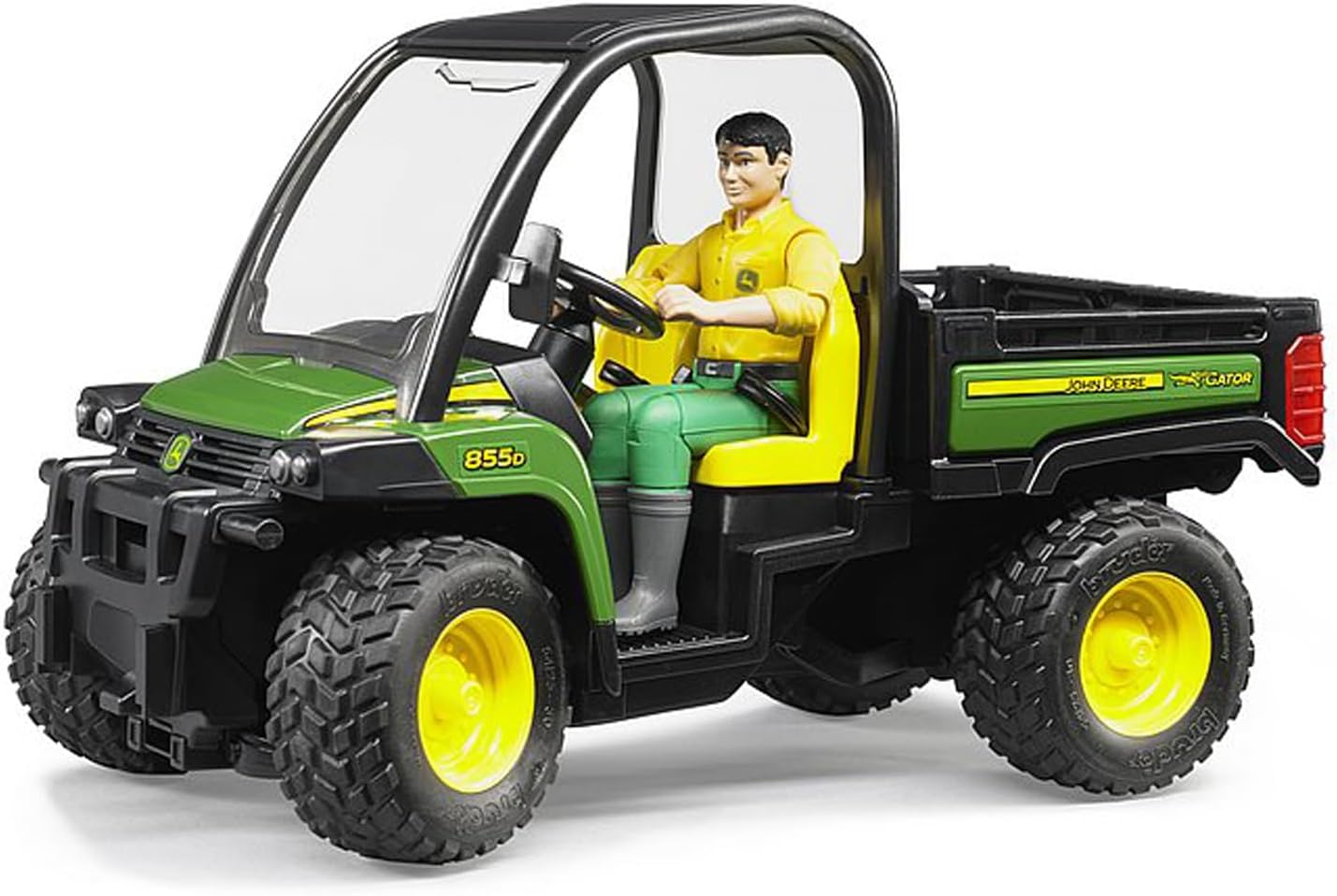 Bruder - Deere 855D & Bworld Adam Ölçekli Model