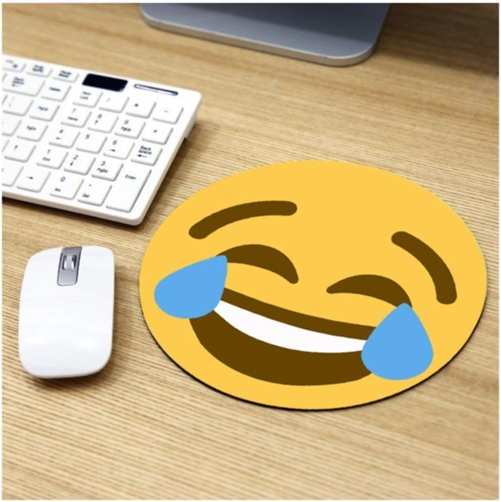Gülen Surat Emoji Tasarımlı Mousepad - Mouse Pad - Fare Altlığı