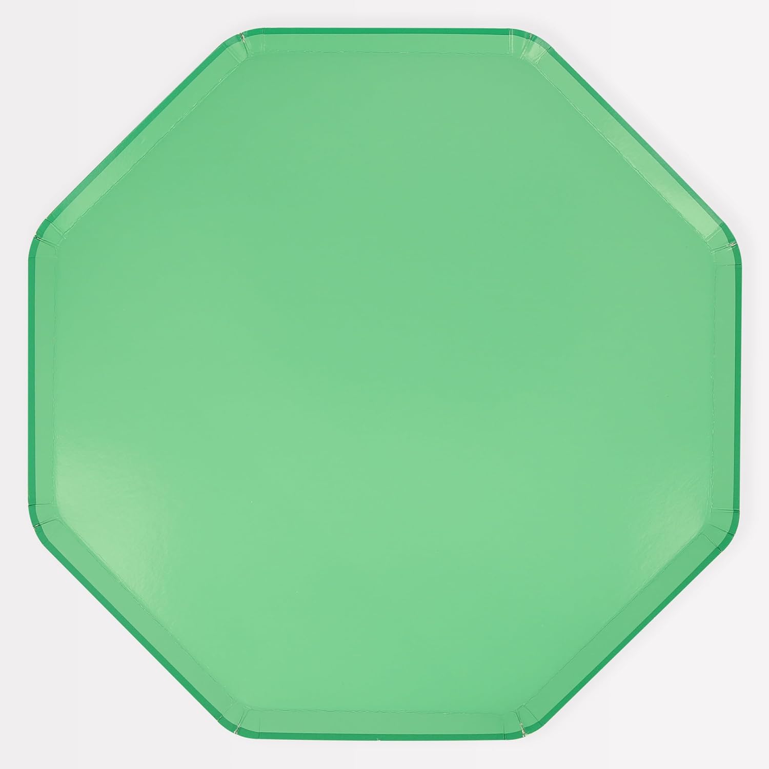 - Emerald Green Dinner Plates - Zümrüt Yeşili Tabaklar (L) (x8)