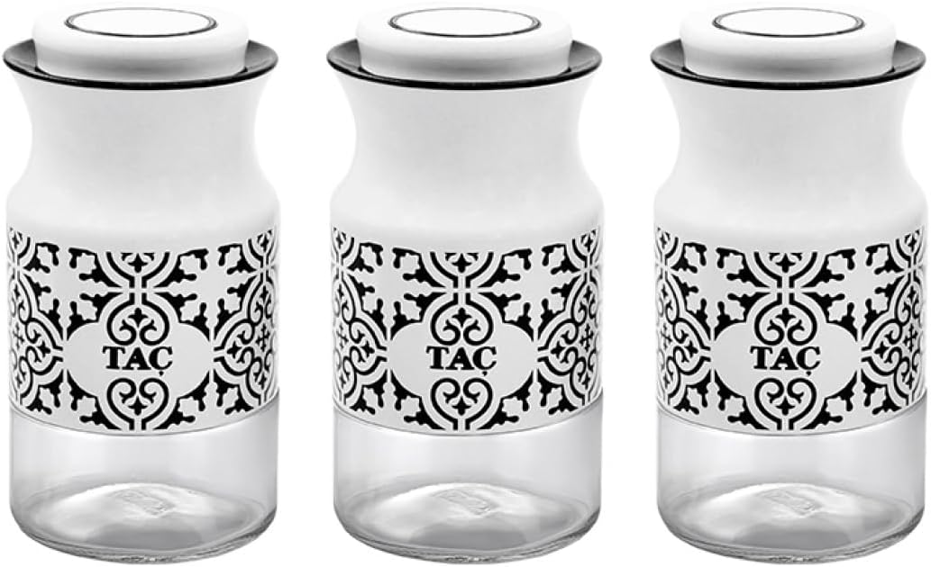 3 Prç Baharatlik Küçük Beyaz/Siyah