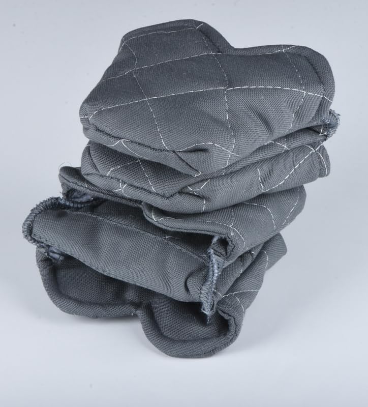 Isı Yalıtımlı Isı Geçirmeyen Kumaş Fırın Tutacağı Tencere Tepsi Tutamaç 2 Adet Silikon değil (ANTRASİT)